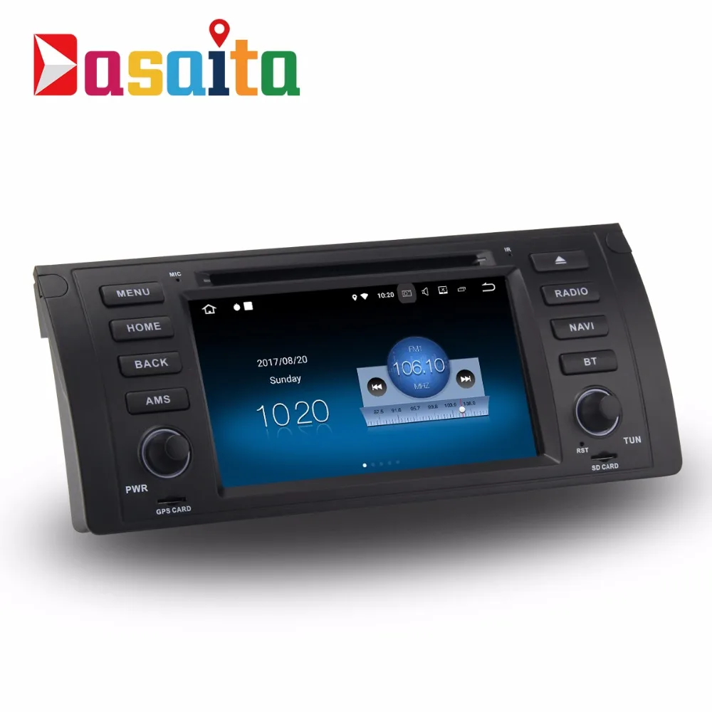Dasaita 7" Android 7.1 Car GPS DVD Player Navi for BMW E39 E53 X5 with 2G+16G Quad Core Car Stereo Radio Multimedia Bluetooth
Dasaita 7" Android 7.1 Car GPS DVD Player Navi for BMW E39 E53 X5 with 2G+16G Quad Core Car Stereo Radio Multimedia Bluetooth