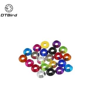 10pcs M4 Black Cup Head Fasten Cone Countercunk Gasket Multicolor Aluminum Alloy Antioxygenation DIY Model Washer
10pcs M4 Black Cup Head Fasten Cone Countercunk Gasket Multicolor Aluminum Alloy Antioxygenation DIY Model Washer