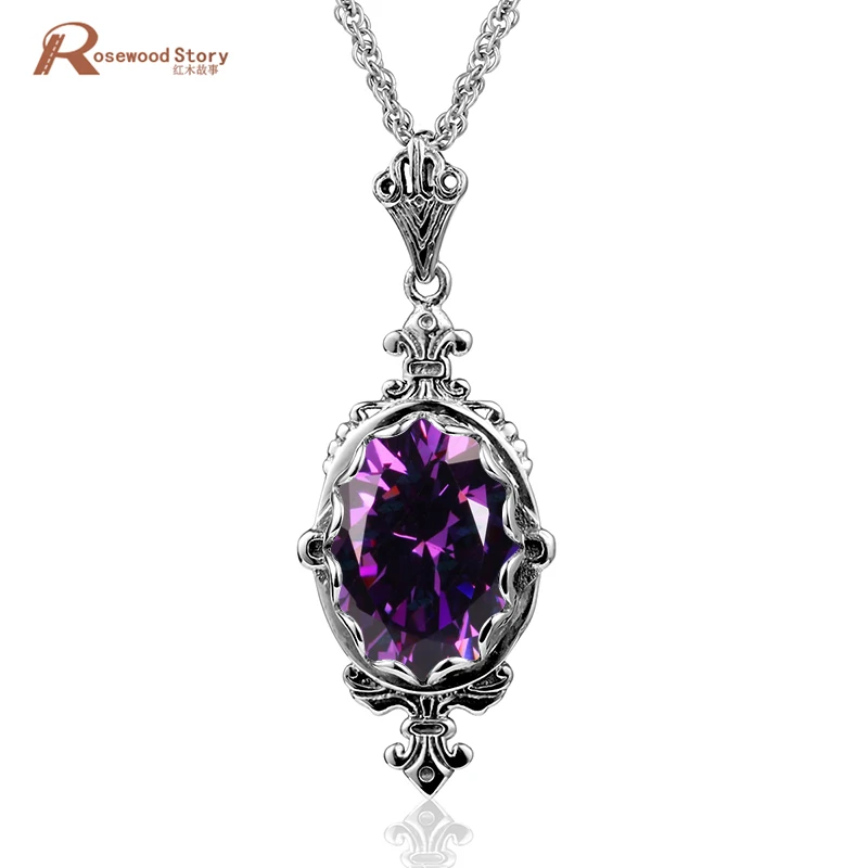 Factory Handmade Trendy Antique Pure 925 Sterling Silver Pendants Purple Created Amthyst Crystal Necklace Pendants For Women
Factory Handmade Trendy Antique Pure 925 Sterling Silver Pendants Purple Created Amthyst Crystal Necklace Pendants For Women