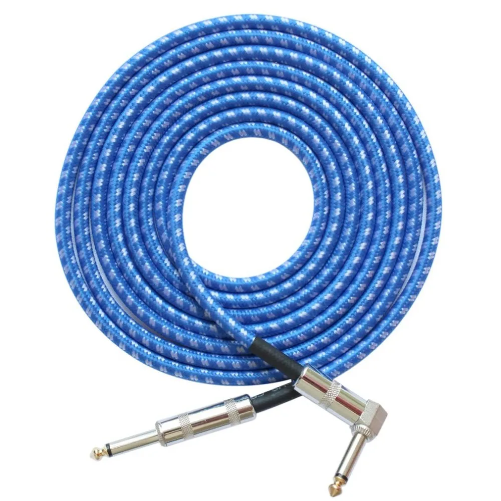Mono Jack Guitar Cable Audio Male to Male Cable Wire Cord Copper Straight Knitting 6.35mm Plug for Electric Instruments
Mono Jack Guitar Cable Audio Male to Male Cable Wire Cord Copper Straight Knitting 6.35mm Plug for Electric Instruments