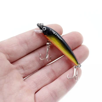1Pcs 3.4g 5.5cm 3D Eye Wobbler Fishing lure Japan Artificial Bass Hard Bait crank Minnow Swim Crazy Wobble pesca Tackle
1Pcs 3.4g 5.5cm 3D Eye Wobbler Fishing lure Japan Artificial Bass Hard Bait crank Minnow Swim Crazy Wobble pesca Tackle