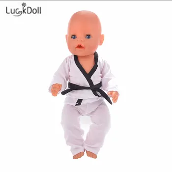 LUCKDOLL High Quality Fashion New Taekwondo Clothing Suitable for 18" American Doll or 43cm Doll toy Accessories
LUCKDOLL High Quality Fashion New Taekwondo Clothing Suitable for 18" American Doll or 43cm Doll toy Accessories