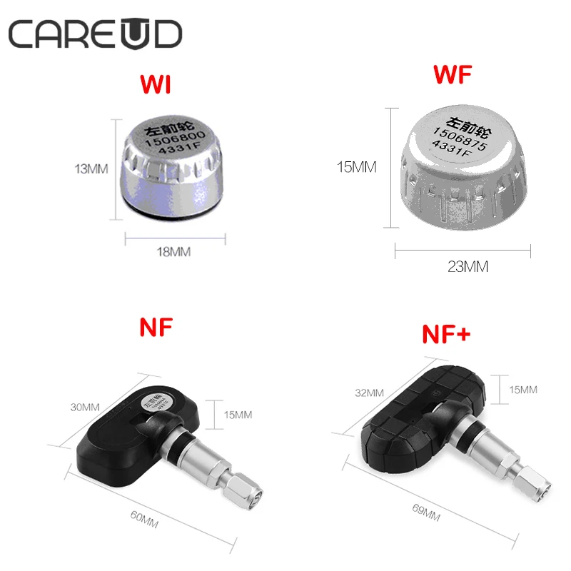 TPMS Sensor 4 Models for Choose Only Used For CAREUD Serial Car Tire Pressure Monitor for Sensor Broken-Down or Lost 1PCS
TPMS Sensor 4 Models for Choose Only Used For CAREUD Serial Car Tire Pressure Monitor for Sensor Broken-Down or Lost 1PCS