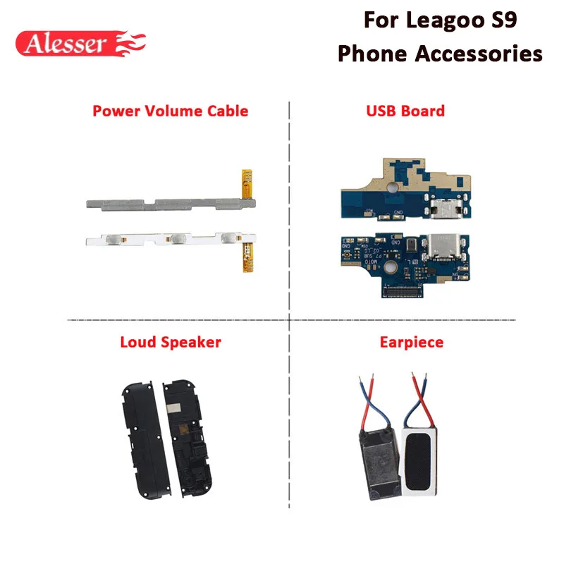 Alesser For Leagoo S9 USB Plug Charge Board Loud Speaker Assembly For Leagoo S9 Earpiece Power Button Volume Key Flex Cable
Alesser For Leagoo S9 USB Plug Charge Board Loud Speaker Assembly For Leagoo S9 Earpiece Power Button Volume Key Flex Cable
