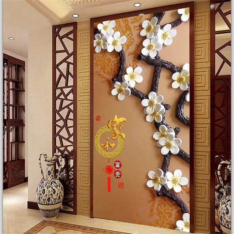 beibehang Custom wallpaper 3d photo mural embossed stereo 3D Chinese style plum porch aisle background papel de parede wallpaper
beibehang Custom wallpaper 3d photo mural embossed stereo 3D Chinese style plum porch aisle background papel de parede wallpaper
