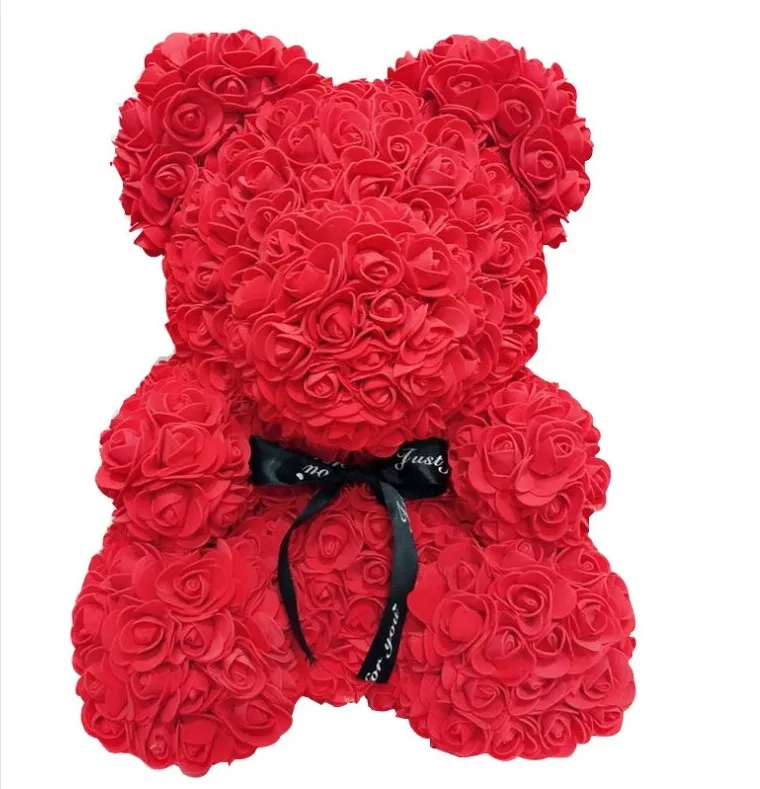 New 40cm Artificial Flowers Rose Bear Multicolor Foam Rose Teddy Bear Girlfriend Valentines Day Gift Party Decoration
New 40cm Artificial Flowers Rose Bear Multicolor Foam Rose Teddy Bear Girlfriend Valentines Day Gift Party Decoration