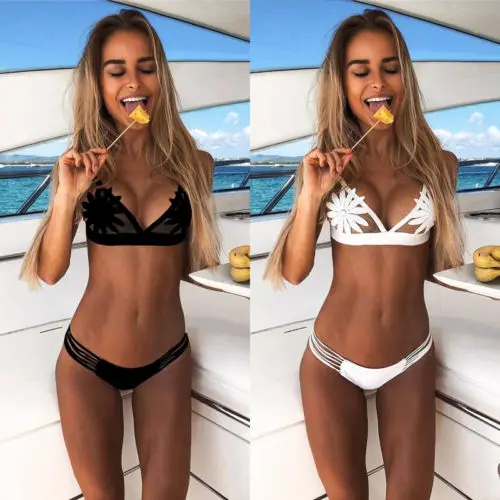 SEXY Women Swimwear Push-up Swimsuit Bandage Bikini Set Triangle Swimwear solid color Bathing suit low waist floral beachwear
SEXY Women Swimwear Push-up Swimsuit Bandage Bikini Set Triangle Swimwear solid color Bathing suit low waist floral beachwear