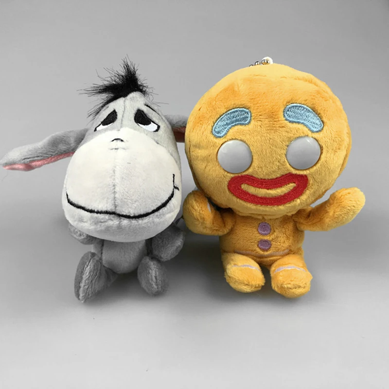 1 Piece Anime Cute Shrek 10cm Gingerbread Man Donkey Soft Plush Toys Pendant Stuffed Doll Key Chains Small Pendant Bag Deco
1 Piece Anime Cute Shrek 10cm Gingerbread Man Donkey Soft Plush Toys Pendant Stuffed Doll Key Chains Small Pendant Bag Deco