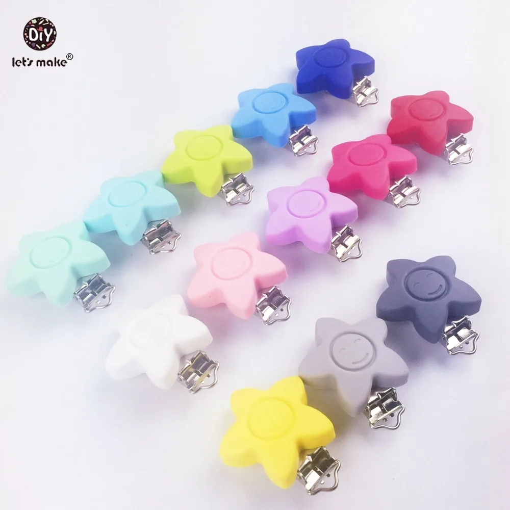 Let's make Baby Teether Pacifier Silicone Sun Clip Ecofriendly Dummy Clips 10pc Crafts Accessories Clip Adapter Silicone Teether
Let's make Baby Teether Pacifier Silicone Sun Clip Ecofriendly Dummy Clips 10pc Crafts Accessories Clip Adapter Silicone Teether
