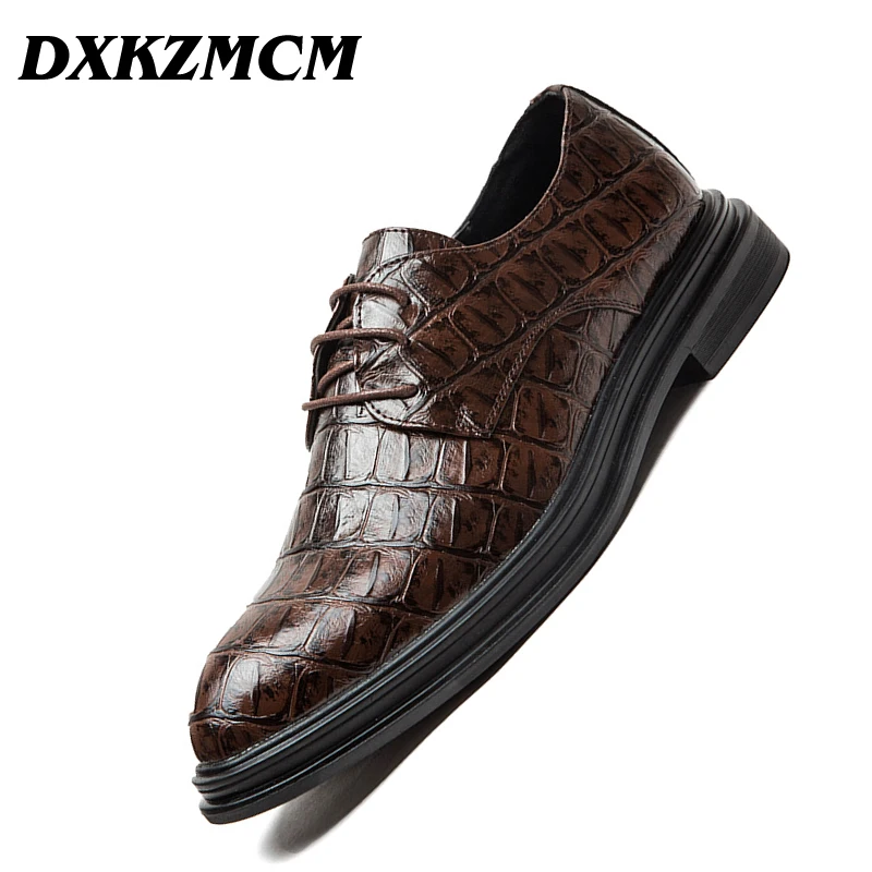 DXKZMCM Men Dress Shoes Formal Wedding Leather Shoes Brand Luxury Business Office Men's Flats Oxfords For Men
DXKZMCM Men Dress Shoes Formal Wedding Leather Shoes Brand Luxury Business Office Men's Flats Oxfords For Men
