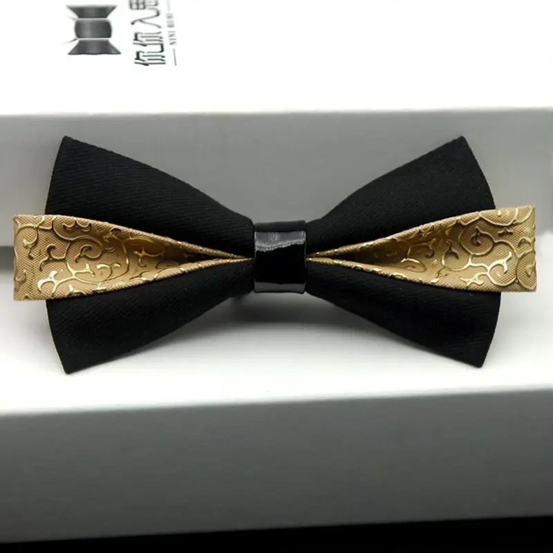 

mens bow tie formal dress 12cm leather tie groom gold diamond crystal gem bow ties wedding red bowtie women noeud papillon homme