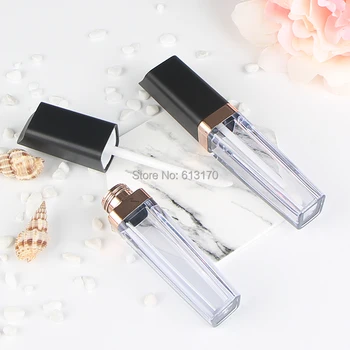 New High quality 5ML Mini Lip gloss Tube Empty Plastic Lip balm tubes with Black Slant cap Small Sample Cosmetic Container
New High quality 5ML Mini Lip gloss Tube Empty Plastic Lip balm tubes with Black Slant cap Small Sample Cosmetic Container