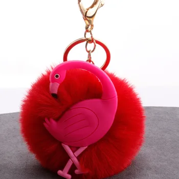 Cartoon swan hair ball key chain fashion bag car flamingo hair ball pendant new small jewelry
Cartoon swan hair ball key chain fashion bag car flamingo hair ball pendant new small jewelry