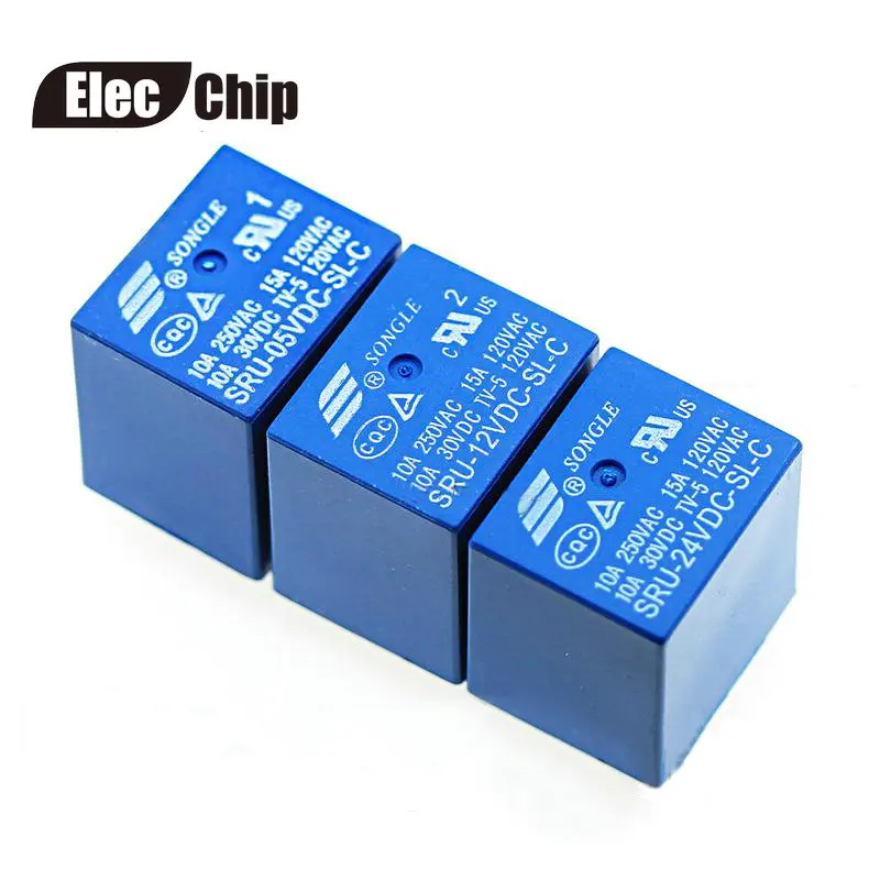 5PCS Power relays SRU-05VDC-SL-C SRU-12VDC-SL-C SRU-24VDC-SL-C 5V 12V 24V T70 10A 5PIN
5PCS Power relays SRU-05VDC-SL-C SRU-12VDC-SL-C SRU-24VDC-SL-C 5V 12V 24V T70 10A 5PIN