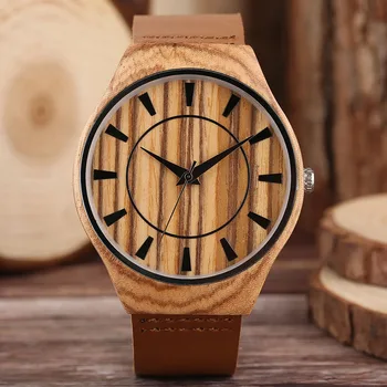 Nature Wood Watches Men Round Big Circle Scale Dial Quartz Wristwatch Handmade Genuine Leather Minimalist Clock erkek kol saati
Nature Wood Watches Men Round Big Circle Scale Dial Quartz Wristwatch Handmade Genuine Leather Minimalist Clock erkek kol saati
