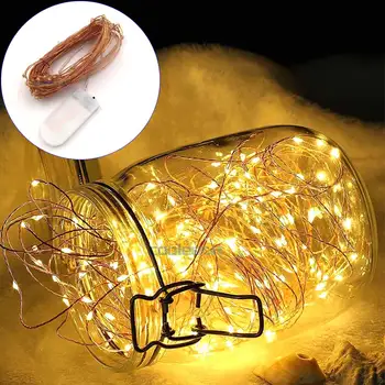 1m 2m 3m 4m LED Cooper Wire String Fairy Light Bulb CR2032 Button Battery Powered Colorful LED Strip Lamp for Holiday Xmas Decor
1m 2m 3m 4m LED Cooper Wire String Fairy Light Bulb CR2032 Button Battery Powered Colorful LED Strip Lamp for Holiday Xmas Decor