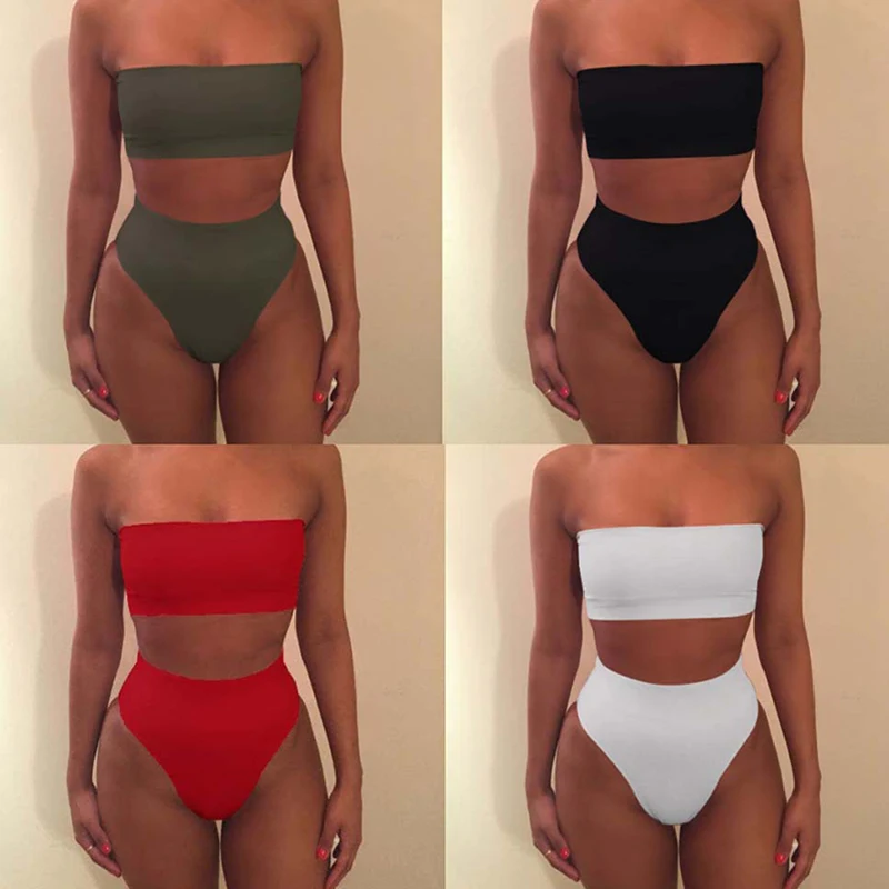 2017 Hot Selling Swim Bikini Solid Tube Bra Sexy Pure Color With Tube Two-Piece Swim Suit Bikini No Chest Pad Without Underwire
2017 Hot Selling Swim Bikini Solid Tube Bra Sexy Pure Color With Tube Two-Piece Swim Suit Bikini No Chest Pad Without Underwire