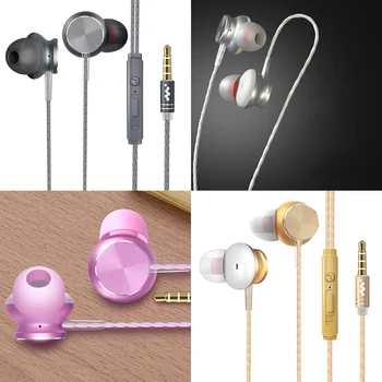 3.5mm Metal Wired Earphone HiFi Mic Stereo Bass In-Ear Headset for Samsung for Xiaomi
3.5mm Metal Wired Earphone HiFi Mic Stereo Bass In-Ear Headset for Samsung for Xiaomi