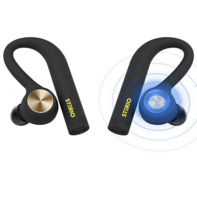 STERIO True Wireless Bluetooth Headsets V4.2 Wireless Bluetooth Earbuds IPX5 Sweatproof Bluetooth Headphones with Mic Compatible
STERIO True Wireless Bluetooth Headsets V4.2 Wireless Bluetooth Earbuds IPX5 Sweatproof Bluetooth Headphones with Mic Compatible