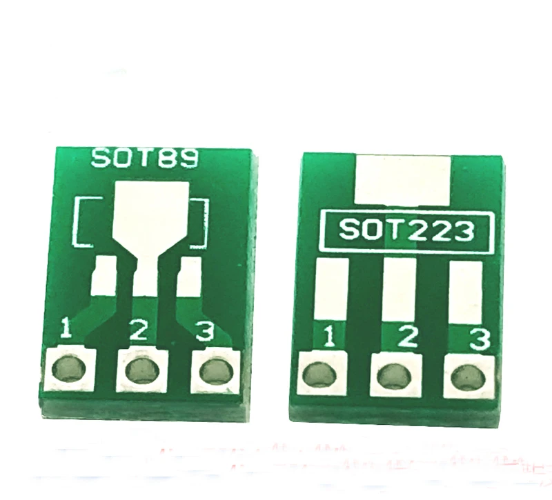 10pc Adapter Plate SOT89 To DIP SOT223 TO DIP Adapter PCB Board Converter pcb Double Side PCB 1.5mm 2.3mm to 2.54m Pitch
10pc Adapter Plate SOT89 To DIP SOT223 TO DIP Adapter PCB Board Converter pcb Double Side PCB 1.5mm 2.3mm to 2.54m Pitch