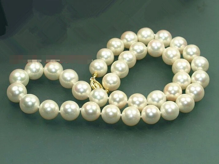 AAA Good luster round ,18" 9.5-10mm REAL south sea white pearl necklace 14K GOLD^^^@^Noble style Natural Fine jewe FREE SHIPPING
AAA Good luster round ,18" 9.5-10mm REAL south sea white pearl necklace 14K GOLD^^^@^Noble style Natural Fine jewe FREE SHIPPING