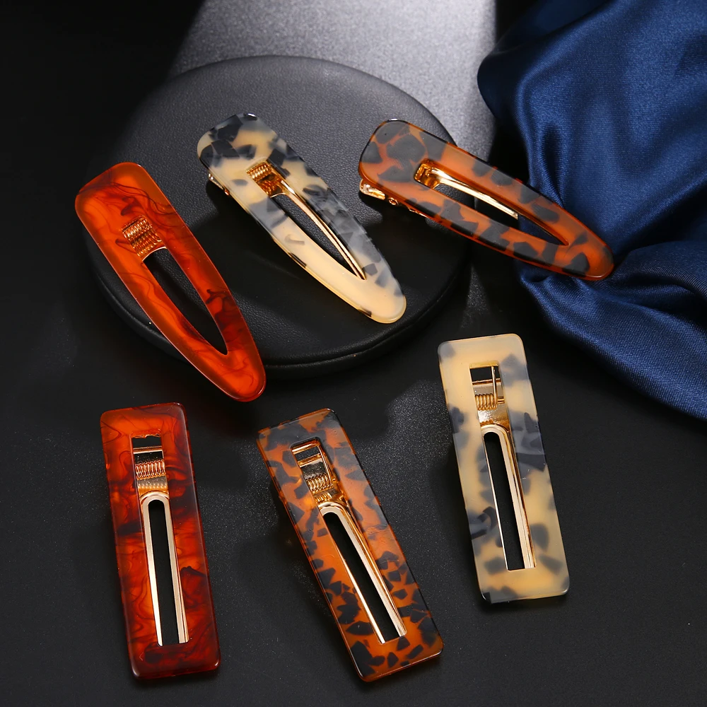2019 New Fashion Women Vintage Hair Pin Clip Leopard Hair Clip Geometric Water Drop Shape Hairpin Clips Hair Styling AccKorean S
2019 New Fashion Women Vintage Hair Pin Clip Leopard Hair Clip Geometric Water Drop Shape Hairpin Clips Hair Styling AccKorean S