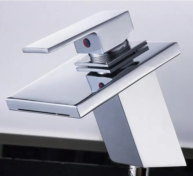 FREE SHIPPING Contemporary Chrome Plated Copper Basin Waterfall Faucet Wash Mixer tap Single handle Single Hole 308
FREE SHIPPING Contemporary Chrome Plated Copper Basin Waterfall Faucet Wash Mixer tap Single handle Single Hole 308