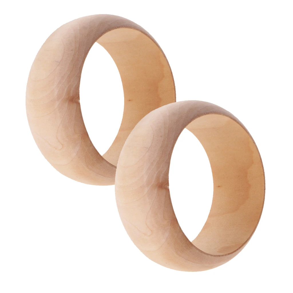 2 Pieces Natural Unfinished 38mm Wide Wooden Cuff Bangle Bracelet DIY Wood Art Crafts
2 Pieces Natural Unfinished 38mm Wide Wooden Cuff Bangle Bracelet DIY Wood Art Crafts
