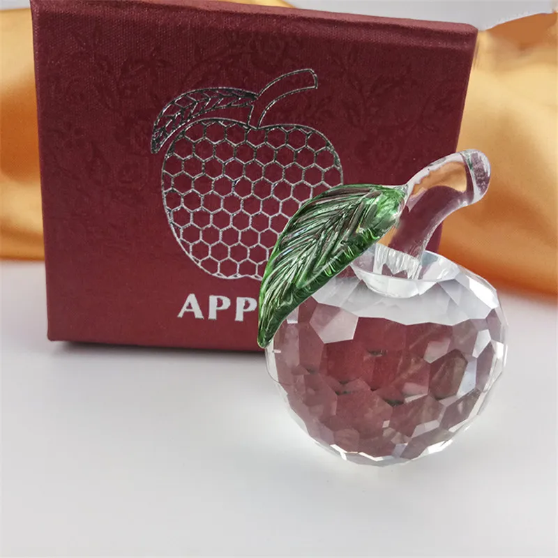 50mm Clear Color 1pcs Crystal Apple Paperweight Pretty Crafts Art And Collection Christmas Gifts New
50mm Clear Color 1pcs Crystal Apple Paperweight Pretty Crafts Art And Collection Christmas Gifts New