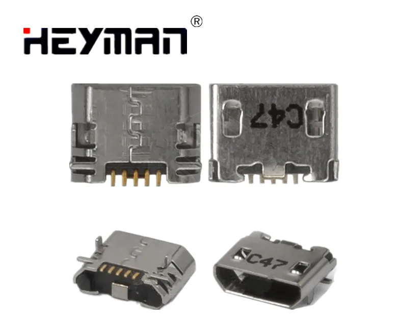 Heyman (5 шт./лот) разъем для зарядки Nokia 610 Lumia контактов micro USB type-B) | Мобильные телефоны