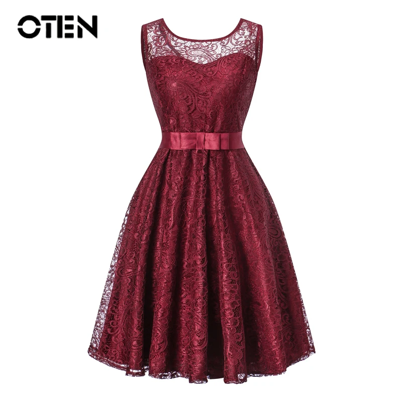 OTEN Summer Fashion Elegant Women sleeveless Lace Hollow Out tunic Casual Party O Neck Knee Length midi dresses vestido de festa
OTEN Summer Fashion Elegant Women sleeveless Lace Hollow Out tunic Casual Party O Neck Knee Length midi dresses vestido de festa