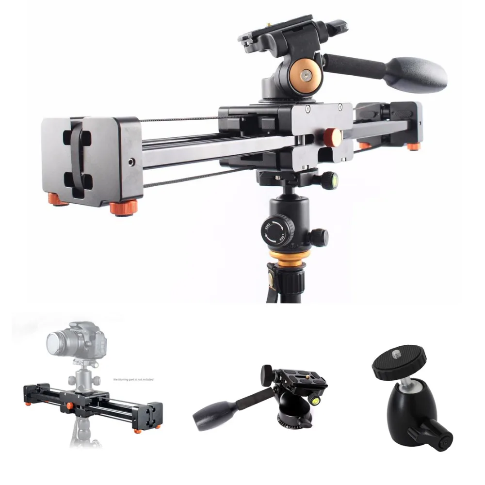 Commlite CS-V500 Retractable Video Slider 50cm Dolly Track Stabilizer 1m Actual Sliding Distance Load Up 8kg+3-Way Fluid Head
Commlite CS-V500 Retractable Video Slider 50cm Dolly Track Stabilizer 1m Actual Sliding Distance Load Up 8kg+3-Way Fluid Head
