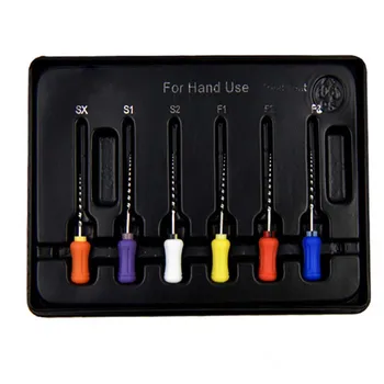 6pcs/Pack Dental needle files Hand use Protaper Universal Root Canal Niti File endodontic endo instrument SX-F3
6pcs/Pack Dental needle files Hand use Protaper Universal Root Canal Niti File endodontic endo instrument SX-F3
