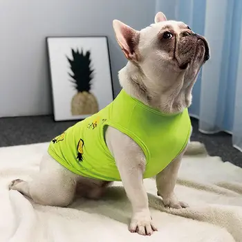 Summer Cool Dog Costume Pet Dog Puppy Stretch Vest Cute Pineapple Clothing Breathable Vest for French Bulldog Teddy Dog Outdoor
Summer Cool Dog Costume Pet Dog Puppy Stretch Vest Cute Pineapple Clothing Breathable Vest for French Bulldog Teddy Dog Outdoor