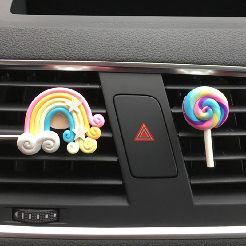 Car Accessories For Girls Car Smell Air Freshener Cute Rainbow Vent Clip Car Scent Diffuser Auto Interior Decoration Car Perfume
Car Accessories For Girls Car Smell Air Freshener Cute Rainbow Vent Clip Car Scent Diffuser Auto Interior Decoration Car Perfume
