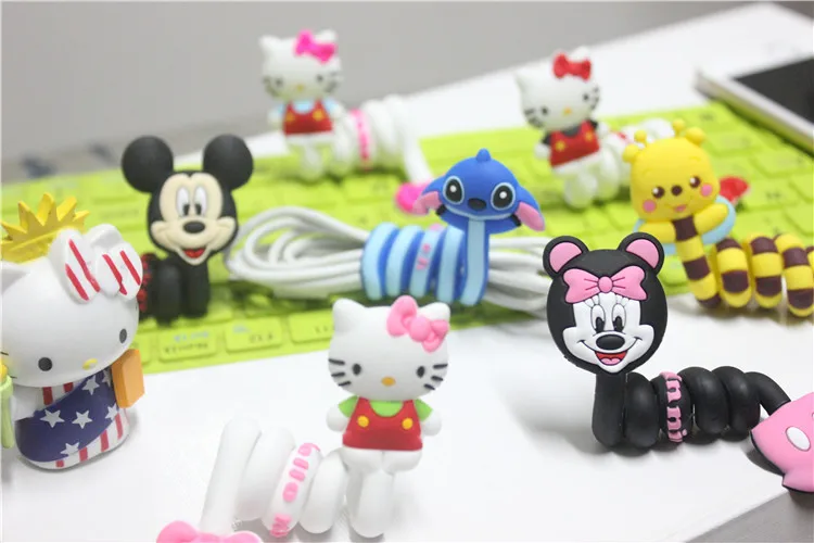 10pcs Hello Kitty Silicone Cable Winder Clip Earphone Headphone Winder Earbud Cable Cord Wrap Organizer Holder For iPhone6 6s 7
10pcs Hello Kitty Silicone Cable Winder Clip Earphone Headphone Winder Earbud Cable Cord Wrap Organizer Holder For iPhone6 6s 7