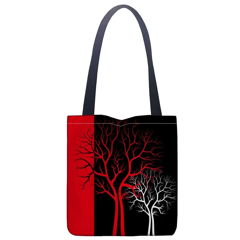New tree printed canvas tote bag convenient shopping bag woman bag student bag Custom your image
New tree printed canvas tote bag convenient shopping bag woman bag student bag Custom your image
