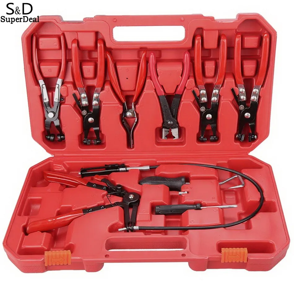 9pcs Hose Clamp Plier Set Cooling System Hose Clamp Auto Hand Tool Set Hose Clamp Plier
9pcs Hose Clamp Plier Set Cooling System Hose Clamp Auto Hand Tool Set Hose Clamp Plier