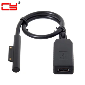 Jimier Type C USB 3.1 USB-C Female DC 12-15V to Surface Lap top Pro3 Pro4 Pro5 Pro6 Book Charged Power Adapter Cable Connetor
Jimier Type C USB 3.1 USB-C Female DC 12-15V to Surface Lap top Pro3 Pro4 Pro5 Pro6 Book Charged Power Adapter Cable Connetor