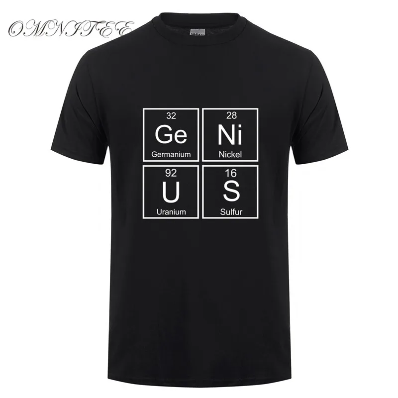 Funny Genius Science Chemistry T-shirt T Shirts For Men Summer Style Short Sleeve O-Neck Cotton Great Gift T-shirt Unisex OT-915
Funny Genius Science Chemistry T-shirt T Shirts For Men Summer Style Short Sleeve O-Neck Cotton Great Gift T-shirt Unisex OT-915