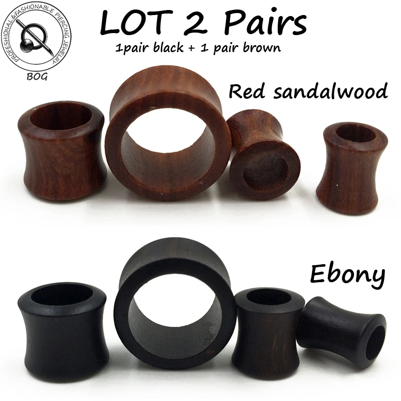 BOG-Lot 2 Pairs Sandalwood Wood Double Flared Hollow Ear Tunnel Plug Expanders Earlet Gauges Body Piercing Jewelry Earring
BOG-Lot 2 Pairs Sandalwood Wood Double Flared Hollow Ear Tunnel Plug Expanders Earlet Gauges Body Piercing Jewelry Earring