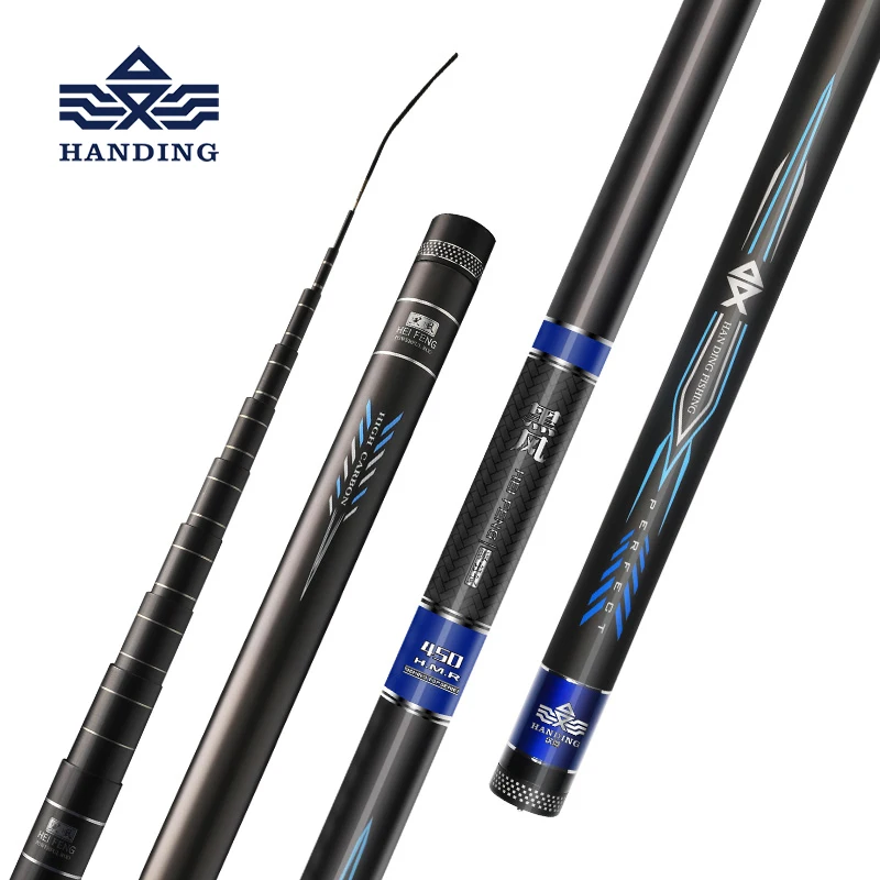 Handing high carbon fiber rod Stream Fishing Rod 4.5m-7.2m Ultra light Telescopic Rod for Carp Fishing rod fishing pole