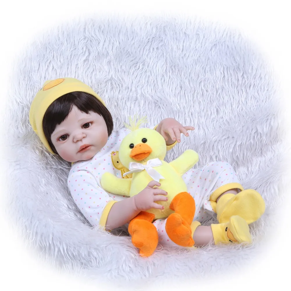 NPKCOLLECTION Realistic 22" Silicone Vinyl Newborn Doll Girl Bonecas Baby Reborn Realistic Magnetic Pacifier Bebe Doll Girl Gift
NPKCOLLECTION Realistic 22" Silicone Vinyl Newborn Doll Girl Bonecas Baby Reborn Realistic Magnetic Pacifier Bebe Doll Girl Gift