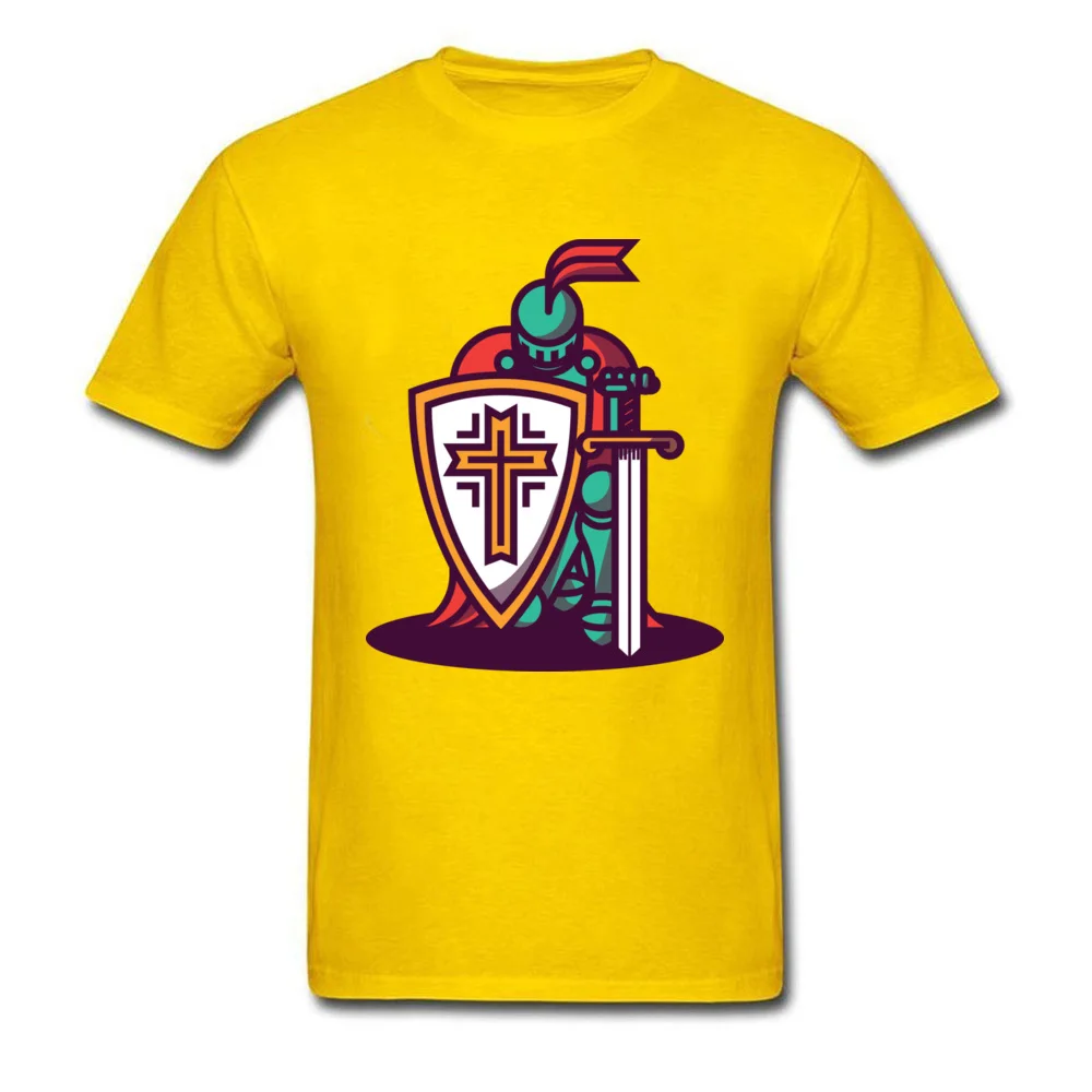 Kneeling knight_yellow