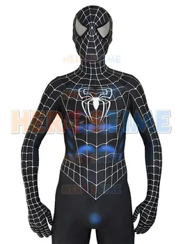 New Black Raimi Spiderman Costume 3D Printed Lycra Spandex Spider Man Raimi Halloween Zentai Suit For Kids/Adult Can custom made
New Black Raimi Spiderman Costume 3D Printed Lycra Spandex Spider Man Raimi Halloween Zentai Suit For Kids/Adult Can custom made