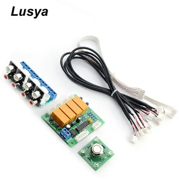 Relay 4-way Audio Input Signal Selector Switching RCA Audio Switch Input Selection Finished Board B7-003
Relay 4-way Audio Input Signal Selector Switching RCA Audio Switch Input Selection Finished Board B7-003