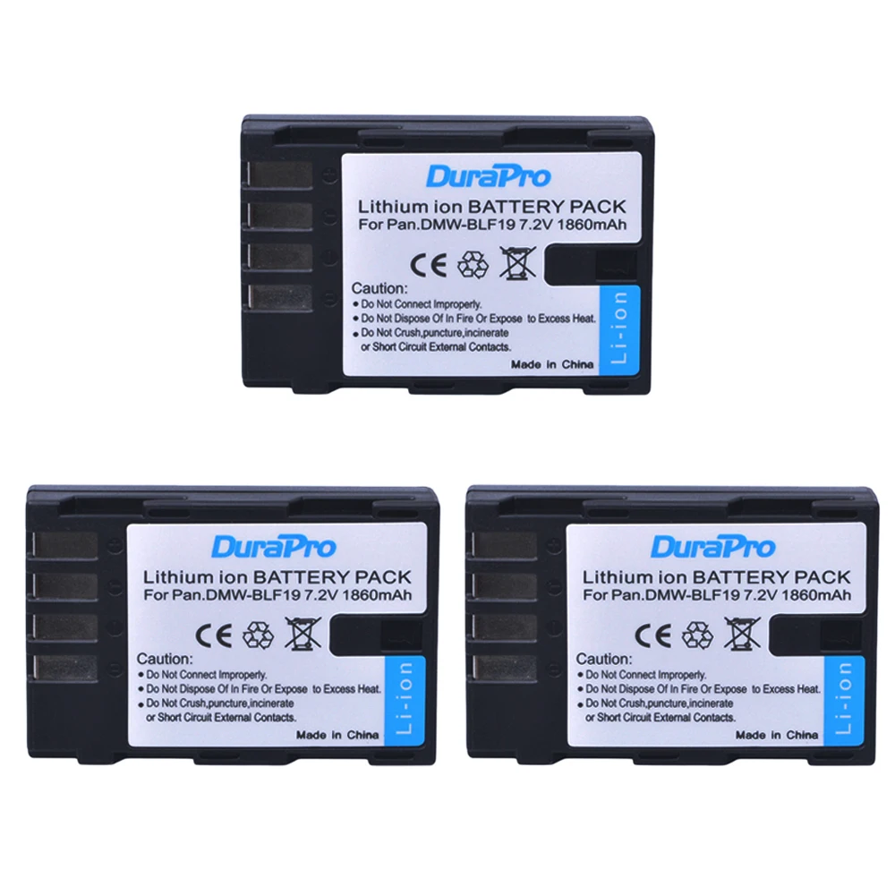 3pc DMW-BLF19 DMW BLF19 BLF19 Rechargeable Li-ion Battery 7.2V 1860mAh for Panasonic Lumix DMC-GH3 DMC GH3 GH4 DMC-GH4 Camera
3pc DMW-BLF19 DMW BLF19 BLF19 Rechargeable Li-ion Battery 7.2V 1860mAh for Panasonic Lumix DMC-GH3 DMC GH3 GH4 DMC-GH4 Camera