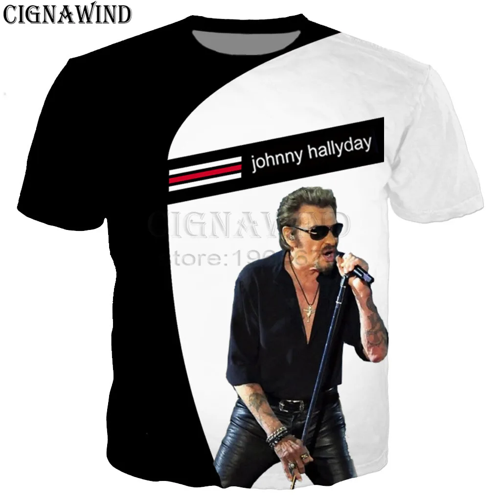New arrivl t shirt men/women hip hop Johnny Hallyday France Elvis Presley 3D print t-shirts Harajuku style tshirt streetwear
New arrivl t shirt men/women hip hop Johnny Hallyday France Elvis Presley 3D print t-shirts Harajuku style tshirt streetwear