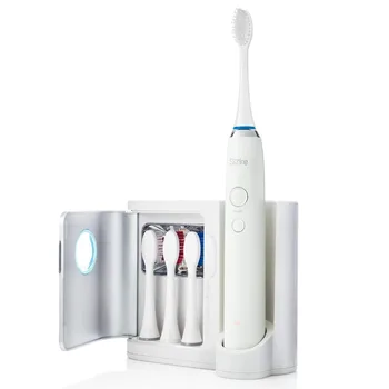 Electric Rechargeable Toothbrush w/UV Sanitizer and 12 Replacement Heads 4 Brushing Modes with Smart Clean Technology
Electric Rechargeable Toothbrush w/UV Sanitizer and 12 Replacement Heads 4 Brushing Modes with Smart Clean Technology