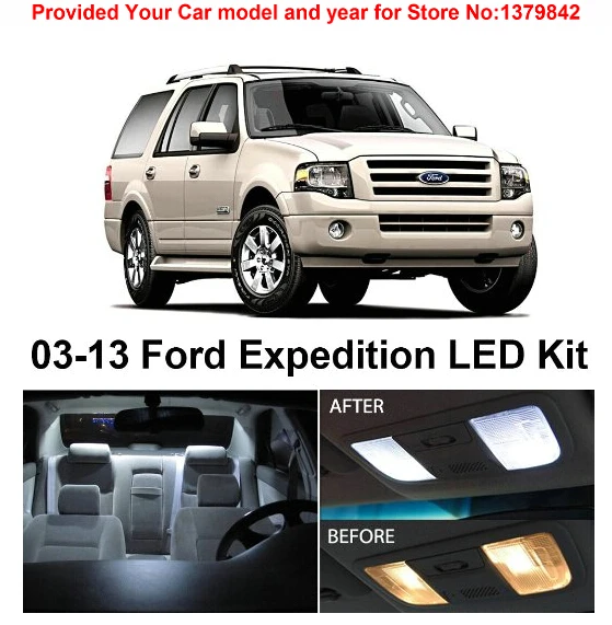 Free Shipping 14Pcs/Lot Xenon White Premium Package Kit LED Interior Lights For Ford Expedition 2003-2013
Free Shipping 14Pcs/Lot Xenon White Premium Package Kit LED Interior Lights For Ford Expedition 2003-2013